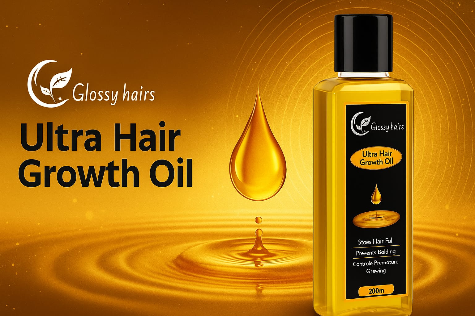 UB Glossy Hairs Ultra Hair Growth Oil